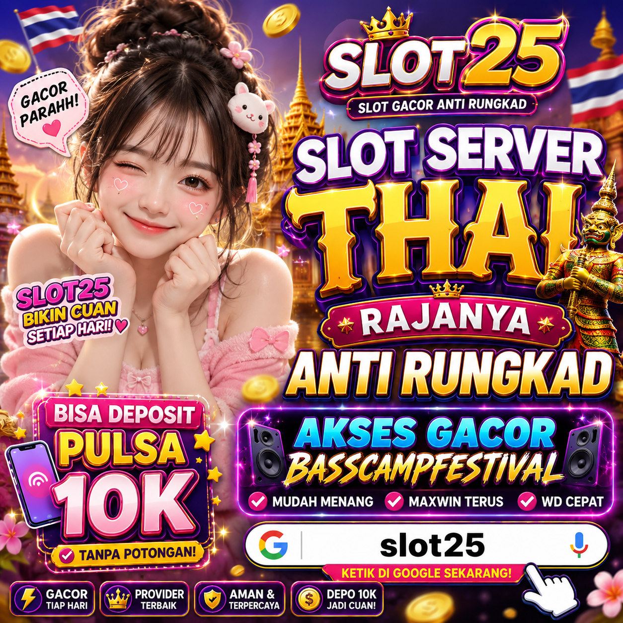 Slot25 Slot Server THAI Rajanya Anti Rungkad Bisa Deposit Pulsa 10k, Akses Gacor Thejunkremovalco